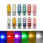 2×t10 strobe light car led position light 12v w5w led t10 cambus Flashing light brake taillight directional led car light