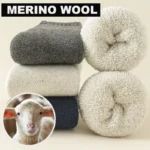 3-Pairs-Men-Women-Wool-Socks-Couples-Solid-Winter-Snow-Chrismas-Gift-Thermal-Cashmere-Marino-Thickened