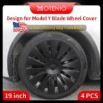 4PCS-for-TESLA-Model-Y-Vehicle-Full-Coverage-Blade-Wheel-Cover-Cap-19-Inches-Hubcaps-Automobile
