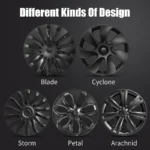 4PCS-for-TESLA-Model-Y-Vehicle-Full-Coverage-Blade-Wheel-Cover-Cap-19-Inches-Hubcaps-Automobile