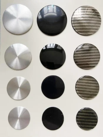 4PCS/lot64.5MM 56MM 50MM 45MM Car Wheel Center Cap Silver Car Wheel Center Caps Stickers Badges