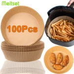 50-100Pcs-Air-Fryer-Disposable-Paper-Non-Stick-Airfryer-Baking-Papers-Round-Air-Fryer-Paper-Liners