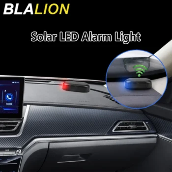BLALION Car Fake Security Light Solar Powered Simulated Dummy Alarm Wireless Warning Anti-Theft Caution Lamp LED Flashing Lights