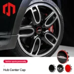 Car Hub Center Cover ABS Plastic Alloy Replacement Cover For Mini Cooper S One Jcw Exterior Decoration Wheel Center Logo Cover