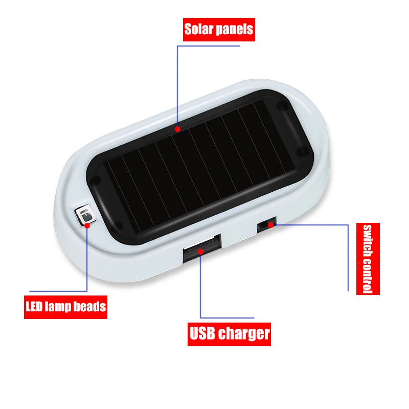 Car-LED-Solar-Powered-Fake-Security-Light-Simulated-Dummy-Alarm-Wireless-Flashing-Imitation-Warning-Anti-Theft-3