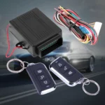 Car Remote Central Door Lock Keyless System Universal Remote Central Locking Kit Opening Trunk Windows Auto Accessories
