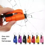 Car Safety Hammer Auto Emergency Glass Window Breaker Seat Belt Cutter Life-Saving Car Emergency Escape Hammer 2-in-1 Multifunct