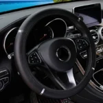 Car-Steering-Wheel-Cover-pu-Leather-Flash-Bar-Comfortable-Elastic-Band-Handle-Cover-Car-Interior-Accessories