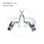 HMD Stainless Steel Exhaust System Performance Catback is Suitable for Lexus RCF 5.0 Car Valve Muffler