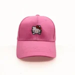 High-Quality-Brand-Sanrio-Hello-Kitty-Snapback-Cap-Cotton-Baseball-Cap-For-Child-Hip-Hop-Dad