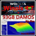 Newest Winols 4.7 Software 93GB WINOLS DAMOS Big Archive Damos Mappacks NEW 2022 2021 2020 Chip Tuning Maps Files ECU Mappack