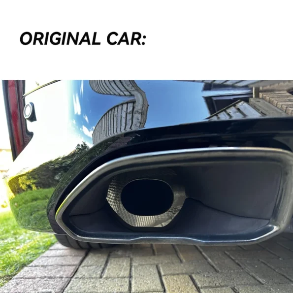 Quad Car Exhaust Tip For BMW G42 M240i 2021 2022 2023 Dual M