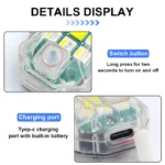 SEAMETAL-Wireless-Control-LED-Strobe-Light-Car-Motorcycle-Warning-Lamp-Prevent-Collision-Safe-Night-Driving-350mAh