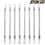 STONEGO 8 in 1 IC Chip Repair Thin Tools Set CPU Metal Remover Burin To Remove for Mobile Phone Computer CPU NAND IC Chip Repair
