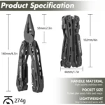 SWISS-TECH-16-in-1-Camping-Multitool-Multi-Folding-Plier-Wire-Stripper-Outdoor-Pocket-Mini-Portable