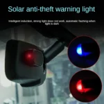 Solar-Powered-Car-Fake-Security-Light-Super-Bright-Flashing-Imitation-Lamp-Wireless-Strobe-Signal-Alarm-Anti