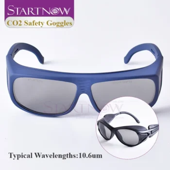 Startnow Laser Protection Goggles OD4 10.6um CO2 Cutting Marking Machine Parts Protective Eyewear Shield Safety Glasses