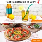 UNTIOR-1PCS-Silicone-Baking-Mat-Kneading-Pad-Dough-Mat-Pizza-Cake-Dough-Maker-Kitchen-Cooking-Grill