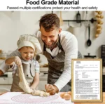 UNTIOR-1PCS-Silicone-Baking-Mat-Kneading-Pad-Dough-Mat-Pizza-Cake-Dough-Maker-Kitchen-Cooking-Grill