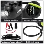 VEVOR-4-In-1-Electric-Car-Jack-12V-5-Ton-Portable-Hydraulic-Jack-Impact-Wrench-Tire