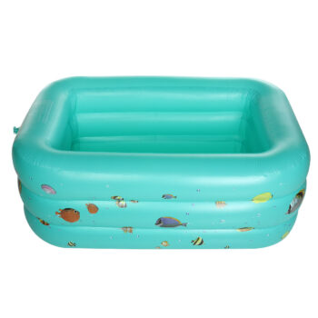 Inflatable Square Kids Swimming Padding Pool Play Bathing Family Outdoor