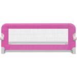 Children's bed rails 2 pcs 102x42 cm pink