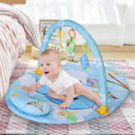 Baby Gym Play Mat Educational Rack Toys Baby Gym Mat With Music Lights Infant Fitness Carpet Gift for Kids