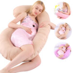 Multifunctional Mother Pillow Side Lying Pillow Cotton Comfortable U Shaped Pillow Body Removeable Pillow Case
