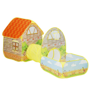 Kids Tent Crawling Tunnel Foldable Play House Infant Play Yard Ball Pool for Kid Outdoor Indoor Game Tent